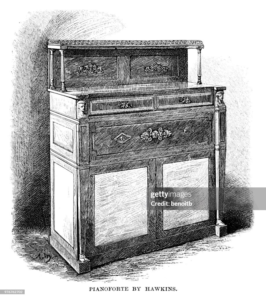 Hammerflügel von John Isaac Hawkins