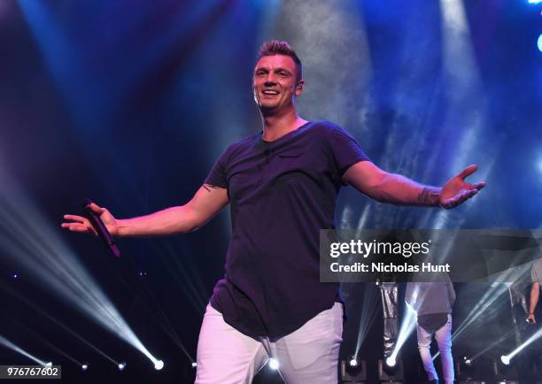 Nick Carter of The Backstreet Boys performs at 103.5 KTU's KTUphoria on June 16, 2018 in Wantagh City.