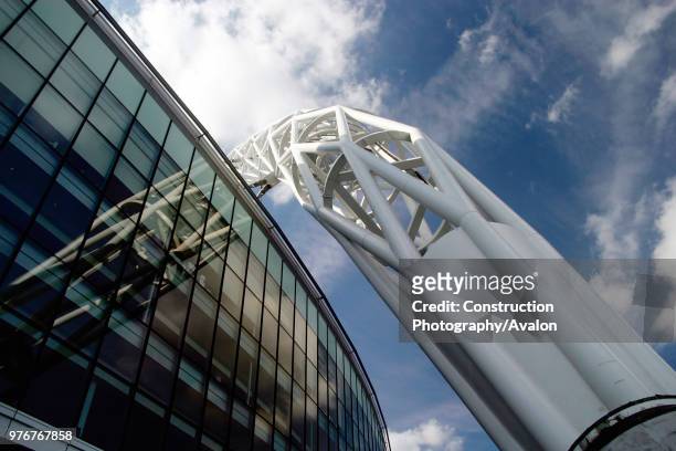Wembley Stadium was designed by architects HOK Sport and Foster and Partners with Engineers Mott Macdonald and was built by Multiplex. The signature...
