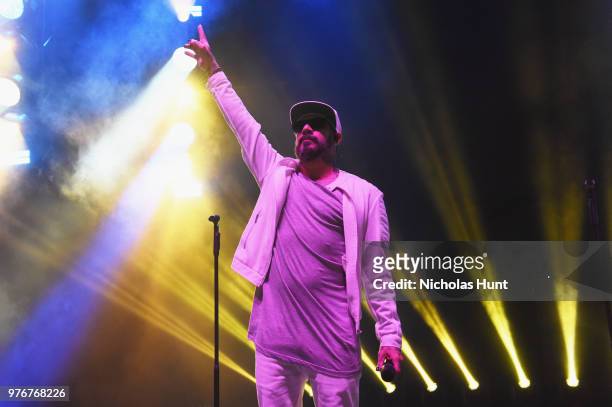 Aj McLean of The Backstreet Boys performs at 103.5 KTU's KTUphoria on June 16, 2018 in Wantagh City.