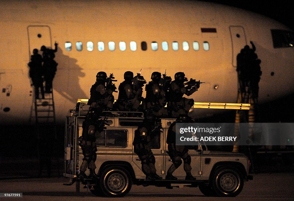 Indonesian Air Force 'Bravo' commandos (
