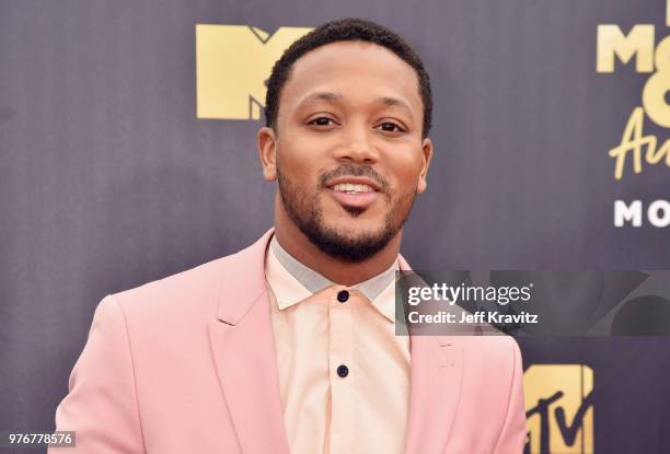 Rapper Romeo Miller attends the 2018 MTV Movie And TV Awards at Barker Hangar on June 16, 2018 in Santa Monica, California.