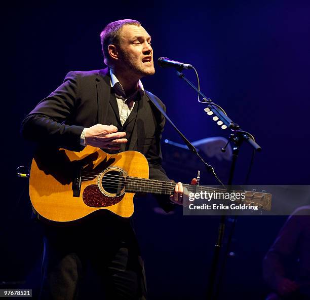 David Gray performs at the Mahalia Jackson Theatre on March 12, 2010 in New Orleans, Louisiana.