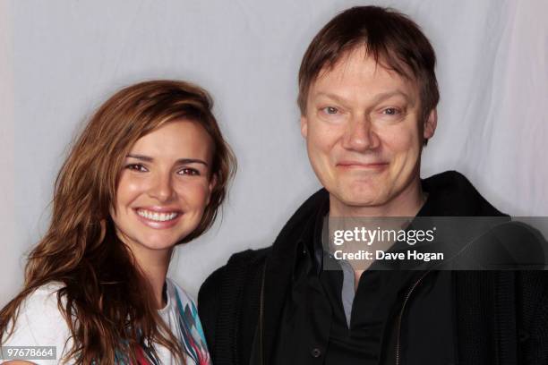 William Orbit and Nadine Coyle of Girls Aloud pose for portraits to promote Nadine's debut solo album due for release in 2010 held at Air Studios on...