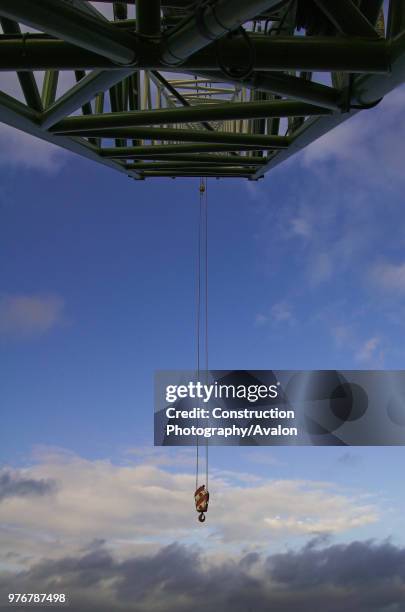 Crawler crane jib.