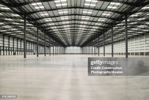 Empty warehouse, Coventry, West Midlands, UK.