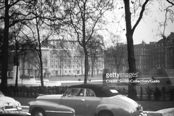 American Embassy and the Public Health Service facilities in Grosvenor Square, London, England, 1957. Image courtesy Centers for Disease Control .