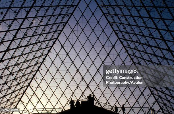 The Louvre pyramid. Paris, France. Architect: I.M Pei., France.