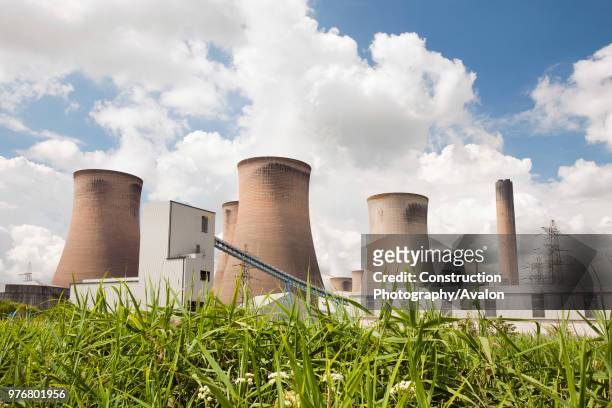 Fiddlers Ferry coal fired power station near Warrington, UK.