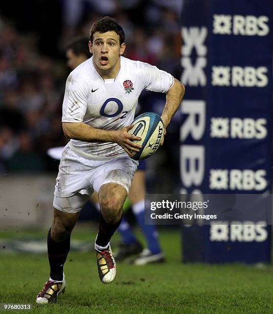 Danny Care of England in action during the RBS Six Nations Championship match between Scotland and England at Murrayfield Stadium on March 13, 2010...