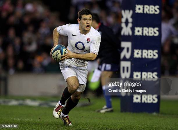 Danny Care of England in action during the RBS Six Nations Championship match between Scotland and England at Murrayfield Stadium on March 13, 2010...