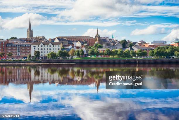 londonderry, derry northern ireland uk - derry northern ireland stock pictures, royalty-free photos & images