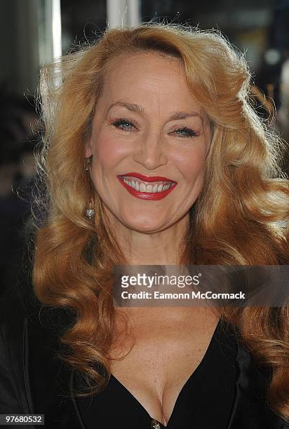 Jerry Hall attends The Noble Gift Gala at The Dorchester on March 13, 2010 in London, England.
