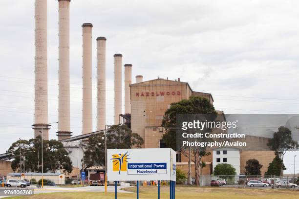 The Hazelwood coal fired power station in the Latrobe Valley, Victoria, Australia It uses coal from a nearby open cast coal mine, as the Latrobe...