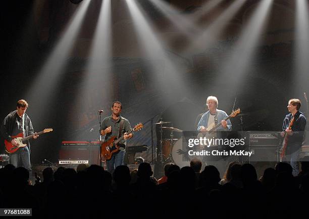 David Barbe & The Quick Hooks perform at Variety Playhouse on March 12, 2010 in Atlanta, Georgia.