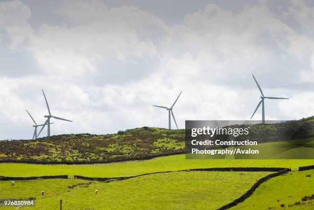 Wind turbines at Lambrigg wind farm, owned by Npower, near Sedburgh, Cumbria, UK.