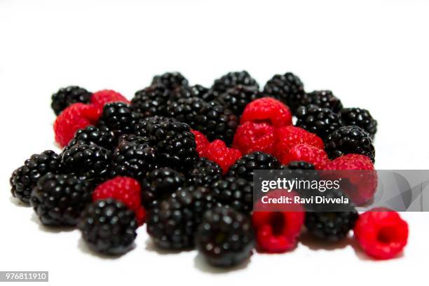 One Black Raspberry 472 Black Raspberries Stock Photos, High-Res Pictures, and Images ...