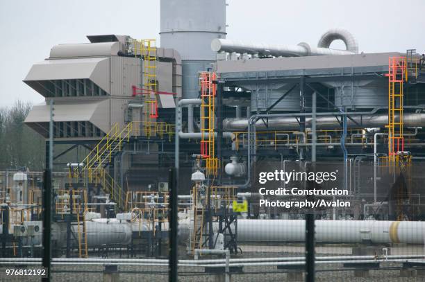 Agas processing plant in Barrow in Furness Cumbria UK that takes gas from the Morecambe Bay gas field.