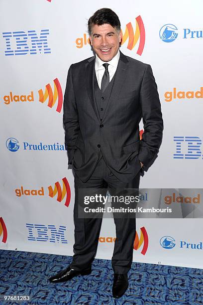 Actor Bryan Batt attends the 21st Annual GLAAD Media Awards at The New York Marriott Marquis on March 13, 2010 in New York, New York.