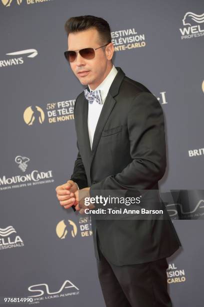 Jon Seda attends the opening ceremony of the 58th Monte Carlo TV Festival on June 15, 2018 in Monte-Carlo, Monaco.