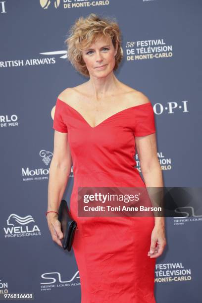 Anne Richard attends the opening ceremony of the 58th Monte Carlo TV Festival on June 15, 2018 in Monte-Carlo, Monaco.