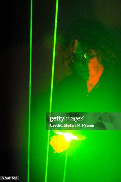 Jean Michel Jarre performs at Olympiahalle on March 13, 2010 in Munich, Germany.