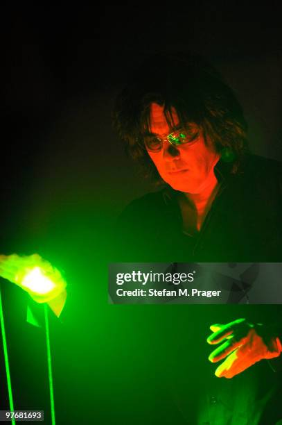 Jean Michel Jarre performs at Olympiahalle on March 13, 2010 in Munich, Germany.