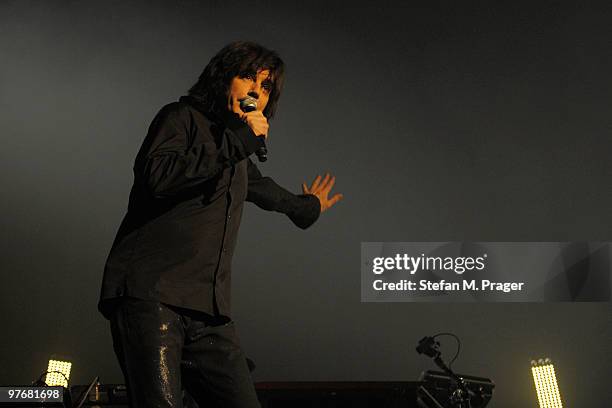 Jean Michel Jarre performs at Olympiahalle on March 13, 2010 in Munich, Germany.