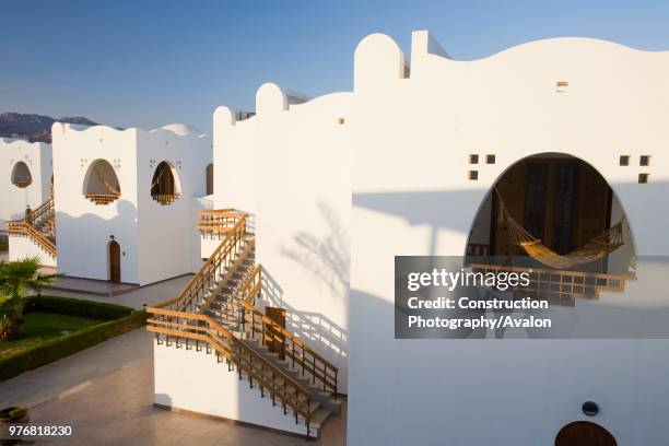 The four star Dahab Hilton hotel resort in Dahab in the Sinai Desert in Egypt.