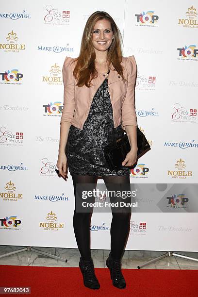 Olivia Lee attends The Noble Gift Gala at The Dorchester on March 13, 2010 in London, England.