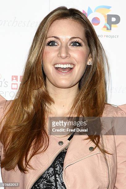 Olivia Lee attends The Noble Gift Gala at The Dorchester on March 13, 2010 in London, England.