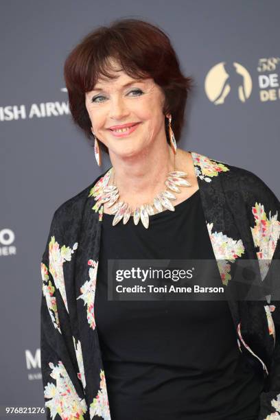 Anny Duperey attends the opening ceremony of the 58th Monte Carlo TV Festival on June 15, 2018 in Monte-Carlo, Monaco.