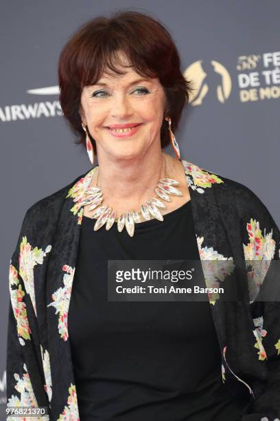 Anny Duperey attends the opening ceremony of the 58th Monte Carlo TV Festival on June 15, 2018 in Monte-Carlo, Monaco.