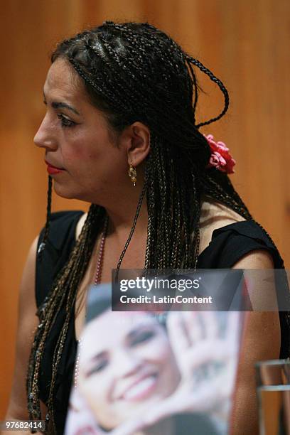 Writer Susana Cato attends the presentation of the book Maria Rojo de Felicidad during the 25th Guadalajara International Film Festival on March 13,...