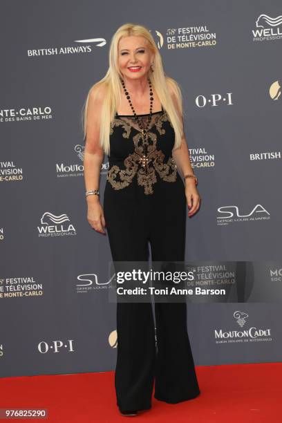 Monika Bacardi attends the opening ceremony of the 58th Monte Carlo TV Festival on June 15, 2018 in Monte-Carlo, Monaco.