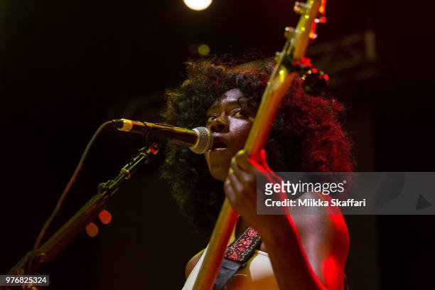Isis Valentino of St. Beauty performs at The Masonic Auditorium on June 16, 2018 in San Francisco, California.