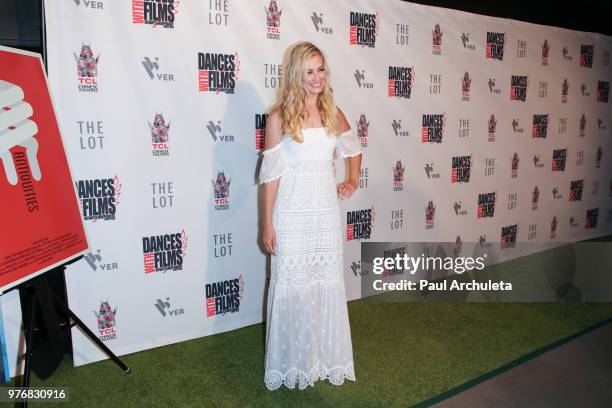 Actress Beth Behrs attends the premiere of "Antiquities" at the Dances With Films Festival at the TCL Chinese 6 Theatres on June 16, 2018 in...