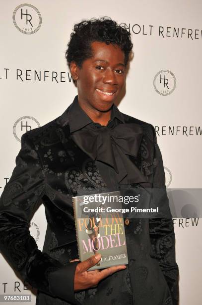 Miss J. Alexander leads a celebrity walk-off event and book signing at Holt Renfrew Bloor Street on March 13, 2010 in Toronto, Canada.