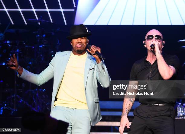 Pitbull performs at 103.5 KTU's KTUphoria on June 16, 2018 in Wantagh City.