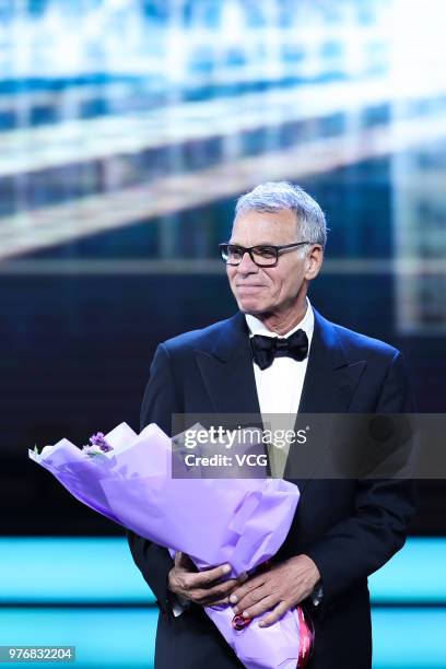 American film producer David Permut attends the opening ceremony of the 21st Shanghai International Film Festival at Shanghai Grand Theatre on June...