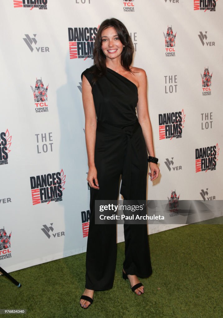 Actress Kristen Bear attends the premiere of "Antiquities" at the