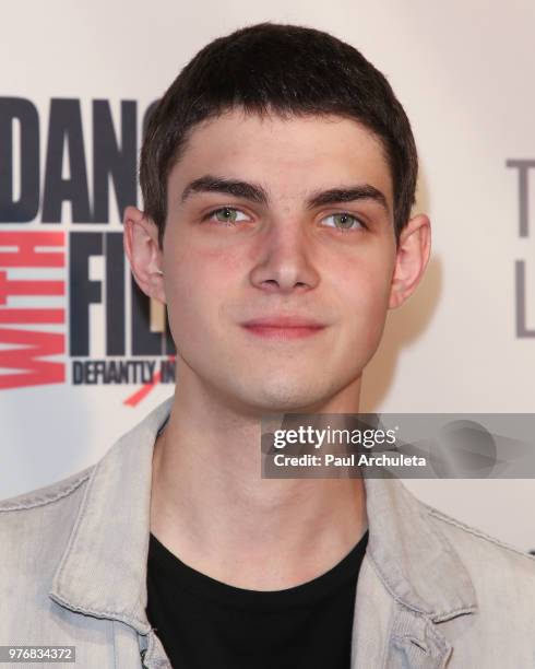 Actor Damon McKinnis attends the premiere of "Antiquities" at the Dances With Films Festival at the TCL Chinese 6 Theatres on June 16, 2018 in...