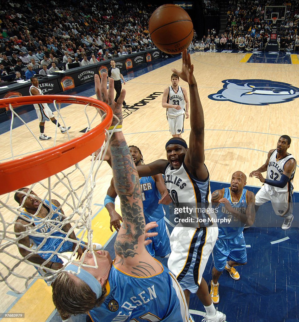 Denver Nuggets v Memphis Grizzlies