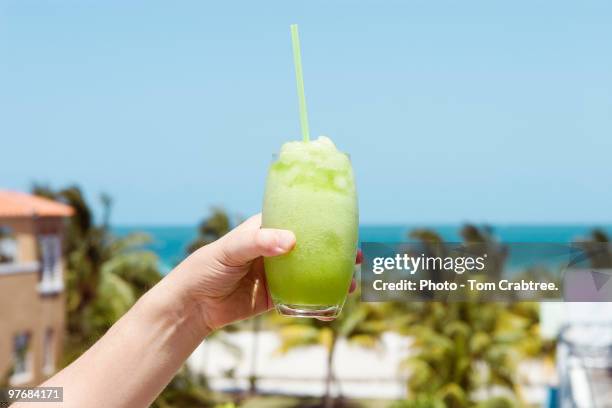 frozen mojito - freezing hands stock-fotos und bilder