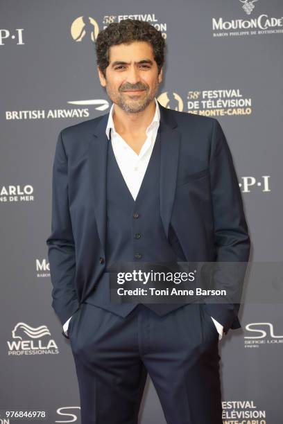 Abdelhafid Metalsi attends the opening ceremony of the 58th Monte Carlo TV Festival on June 15, 2018 in Monte-Carlo, Monaco.