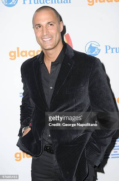 Personality Nigel Barker attends the 21st Annual GLAAD Media Awards at The New York Marriott Marquis on March 13, 2010 in New York City.