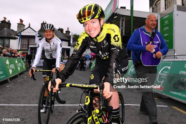 Start / Alexandra Manly of Australia and Team Mitchelton-Scott / Georgia Williams of Australia and Team Mitchelton-Scott / during the 5th OVO Energy...