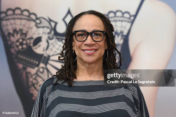 Epatha Merkerson from the serie "Chicago Med" attends a photocall during the 58th Monte Carlo TV Festival on June 17, 2018 in Monte-Carlo, Monaco.