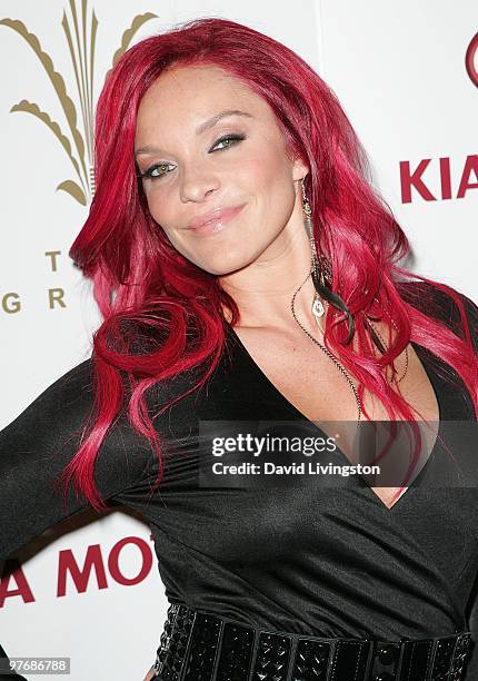 Zodiac Show's Carmit Bachar attends a sneak preview for the bebe-Kardashians Capsule Collection at The Grove on March 13, 2010 in Los Angeles,...