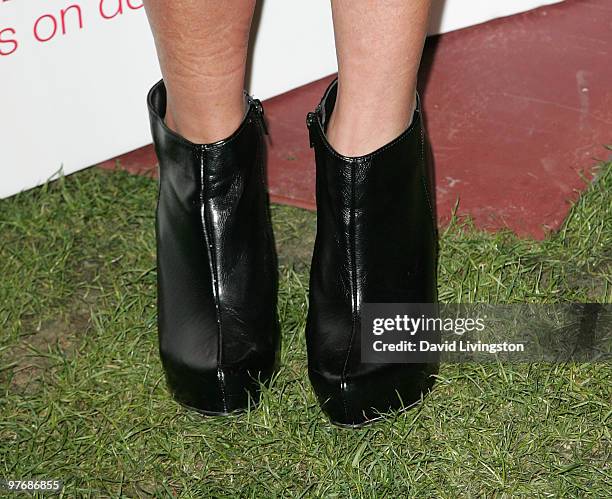 Zodiac Show's Carmit Bachar attends a sneak preview for the bebe-Kardashians Capsule Collection at The Grove on March 13, 2010 in Los Angeles,...